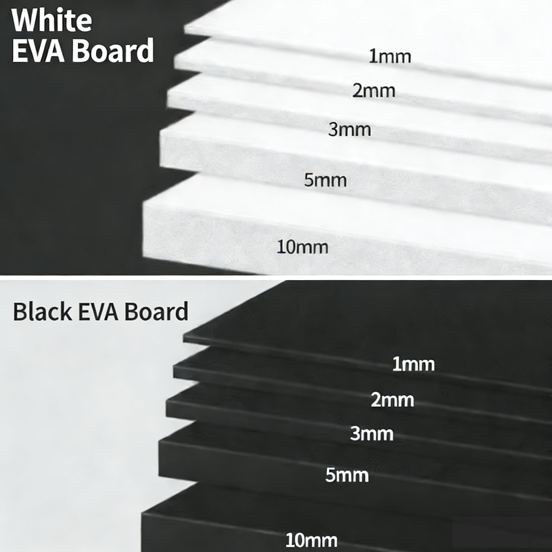 Craft Foam Roll - 38-Degree Black EVA Foam Board, Anti-Static