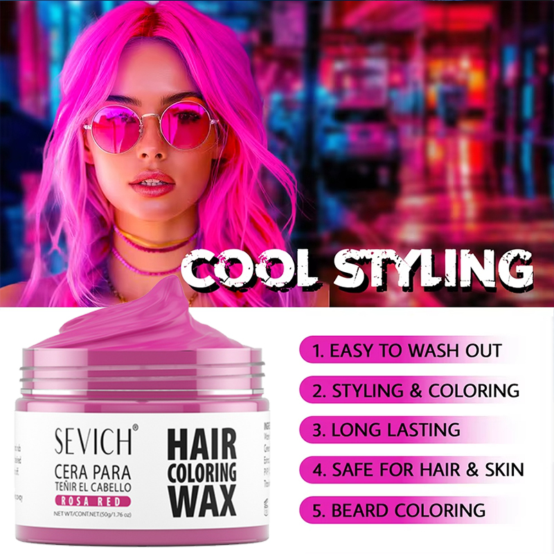 Hair Spray Color - SEVICH Fashion One-Time Hair Color Wax