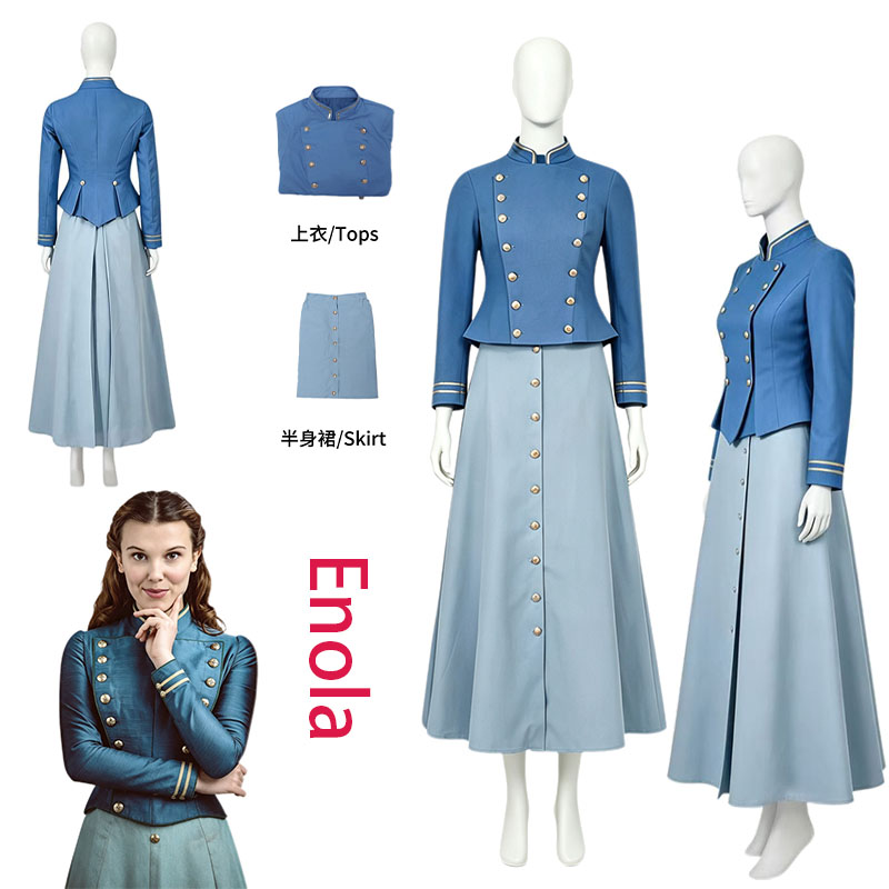 Prop Para Cosplay - WHH Movie Enola Cosplay Costume Holmes