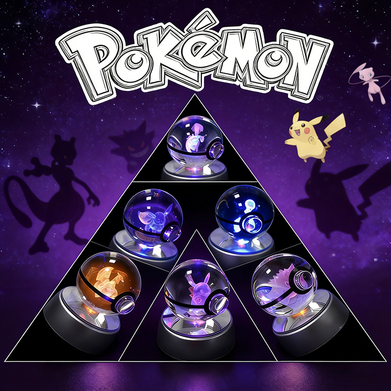 Pokemon Crystal Poké Ball 3D E - đánh giá và giá Pokeball Cosplay Prop