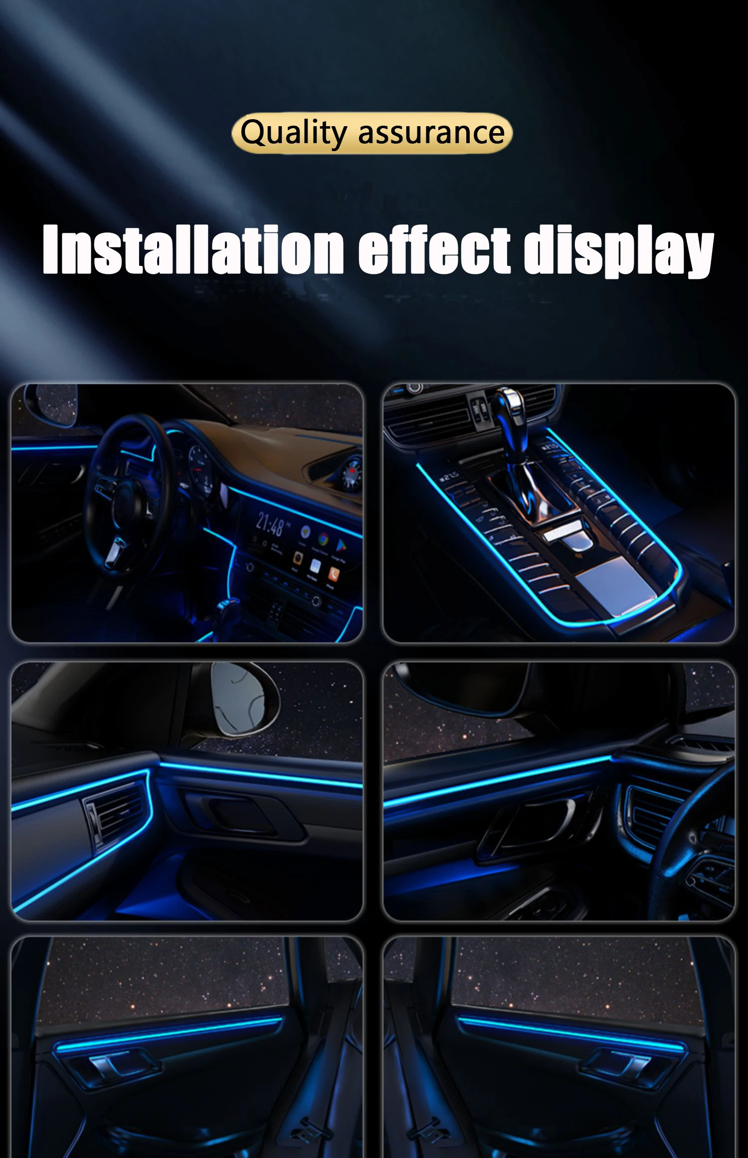 Car Interior Lighting Decorati - đánh giá và giá Led El Wire