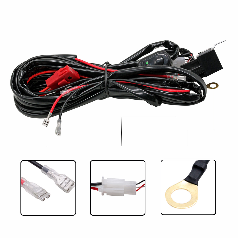 Loom Cable Kit 3M 12V 24V 40A  - đánh giá và giá Led El Wire