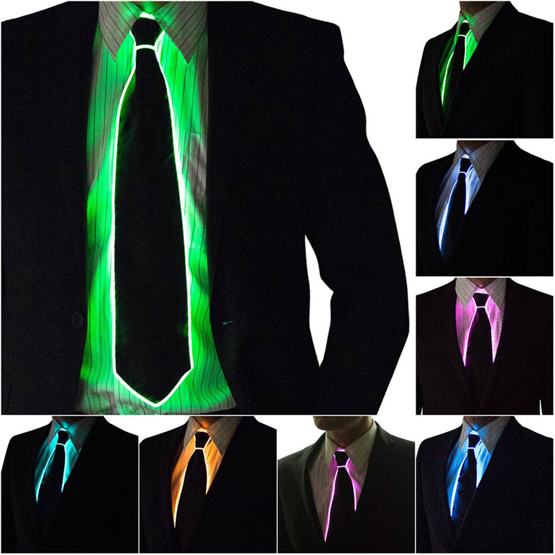 Men Glowing Tie EL Wire Neon L - đánh giá và giá Led El Wire