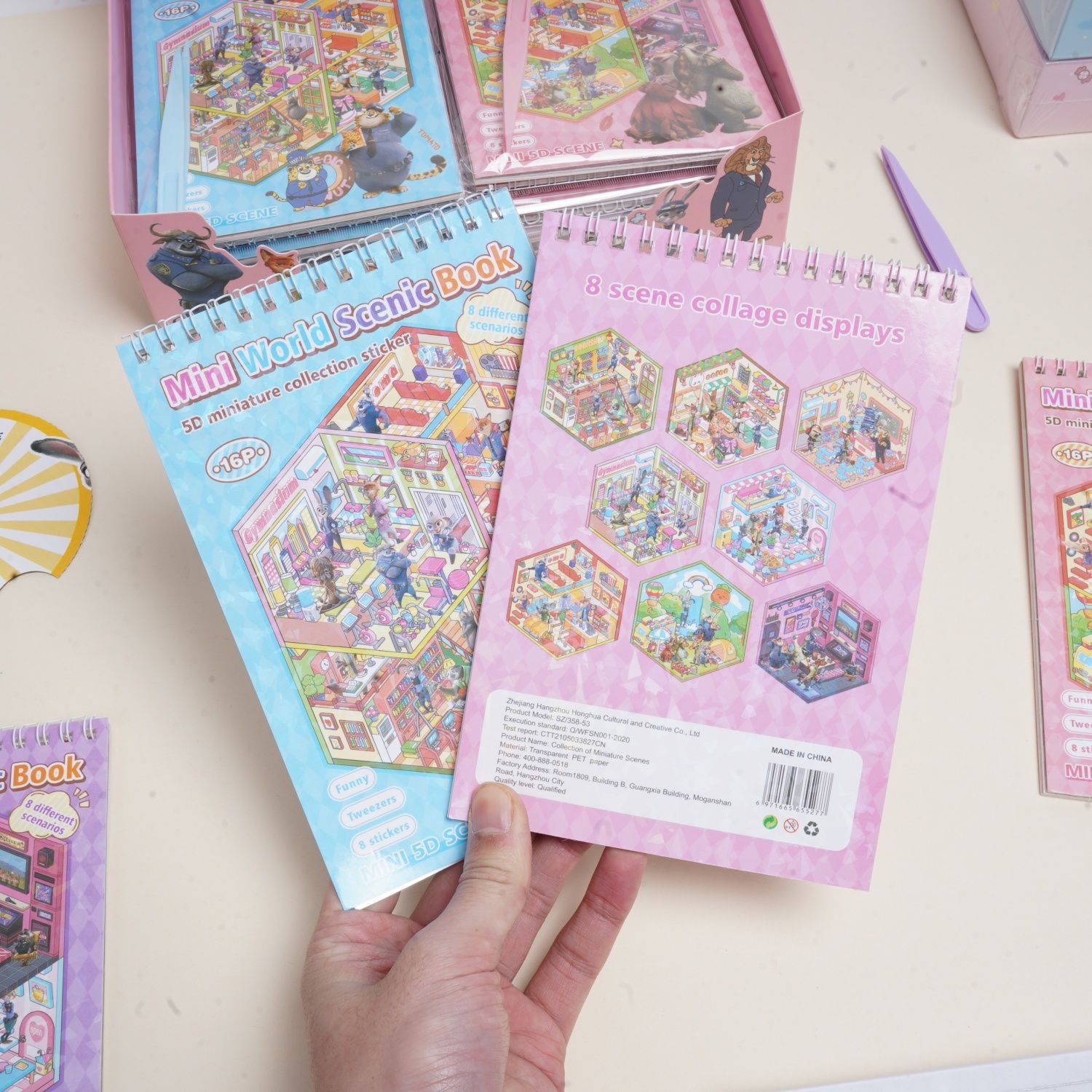  HOT Zootopia2 Mini World Sce - đánh giá và giá Cosplay Prop Book